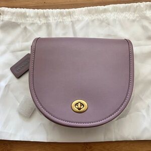 Coach Leigh r purple lavender crossbody bag